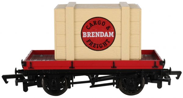 (image for) 1 Plank Wagon with Brendam Cargo & Freight Crate