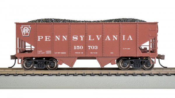 (image for) 55-Ton 2-Bay USRA Outside Braced Hopper - Pennsylvania #150703