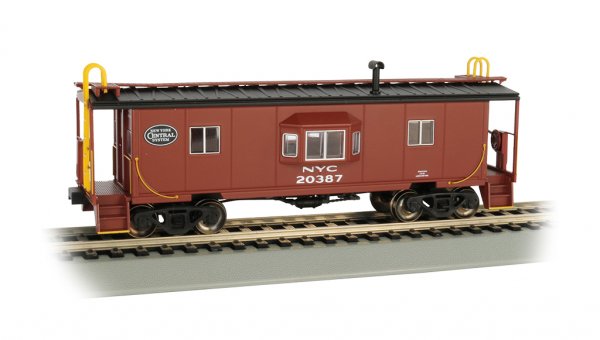 (image for) NYC - Bay Window w/ Roof Walk Caboose (HO Scale)