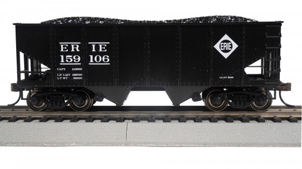 (image for) 55-Ton 2-Bay USRA Outside Braced Hopper - Erie #159106