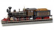 (image for) 19th Century 4-6-0 - Central Pacific #57 "Bison" with Wood Load