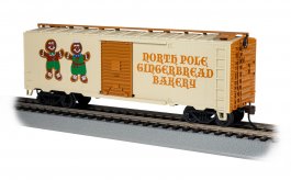 (image for) 40' Box Car - North Pole Gingerbread Bakery