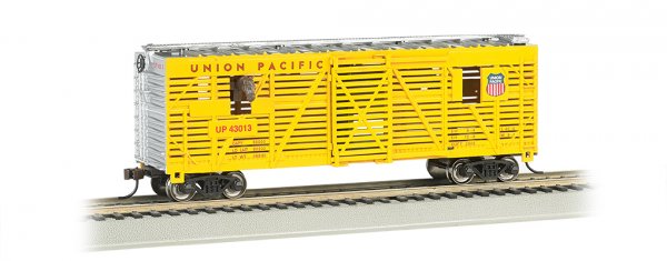 (image for) 40' Animated Stock Car - Union Pacific® with Horses