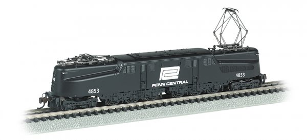 (image for) Penn Central GG-1 #4853 – Black & White DCC Sound (N Scale)