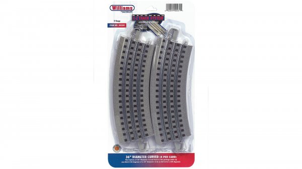 (image for) 36 inch Diameter Curved Track (4 pcs) - carded