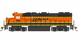 (image for) EMD GP38-2 - BNSF #2040 (with Dynamic Brakes)