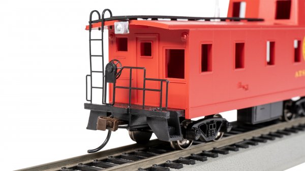 (image for) Streamlined Caboose with Offset Cupola - Santa Fe #999628