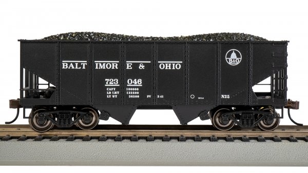 (image for) 55-Ton 2-Bay USRA Outside Braced Hopper - B & O® (Capitol Dome) #723046