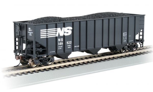 (image for) Bethlehem Steel 100 Ton 3 Bay Hopper - Norfolk Southern #146522