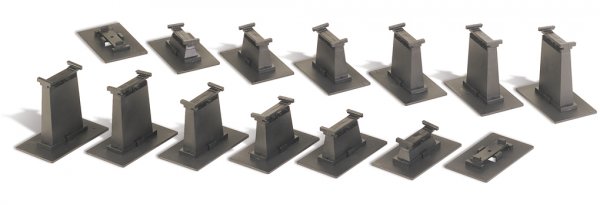 (image for) 16-Piece Graduated Pier Set (N Scale)