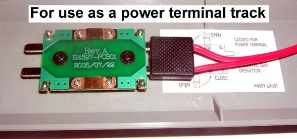 (image for) 9" Power Terminal with Insulated Gap (HO Scale Nickel Silver)