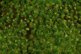 Medium Green Tufted Grass Mat (one 11.75" X 7.5" sheet)