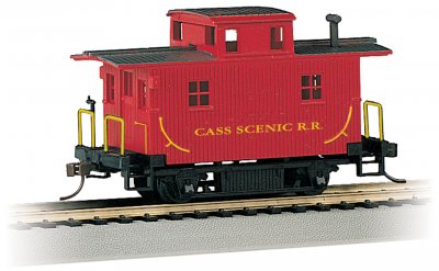 Cass Scenic R.R. - Old-Time Bobber Caboose (HO Scale)