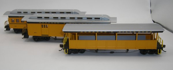 (image for) 3 Car Set Old-Time (1860-80 era) - Durango & Silverton