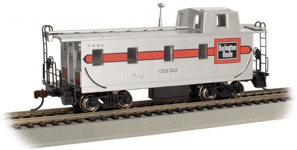 (image for) Streamlined Caboose with Offset Cupola - Burlington #13530