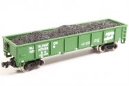 (image for) Burlington Northern #553566 - 40' Gondola w/coal load