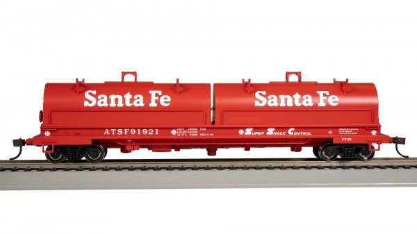 (image for) 55' Steel Coil Car - Santa Fe #91921 (with load)