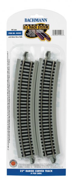 (image for) 22" Radius Curved (HO Scale Nickel Silver)