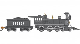 (image for) 19th Century 4-6-0 - Union Pacific® #1010 with Coal Load