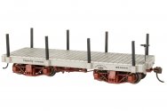 (image for) 18 ft. Flat Car - Gray, Data Only (2 per box)