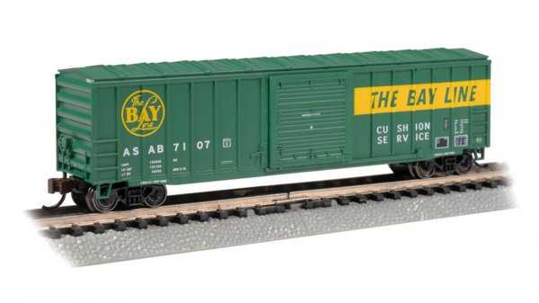 (image for) ACF 50'6" Outside-Braced Boxcar - The Bay Line #7107