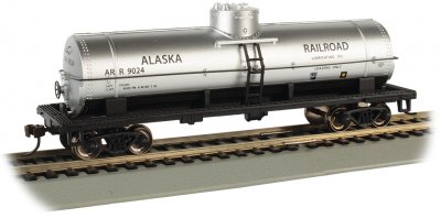 Alaska Railroad #9024 - 40' Single-Dome Tank Car (HO Scale)