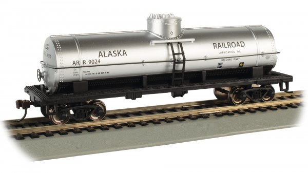 (image for) Alaska Railroad #9024 - 40' Single-Dome Tank Car (HO Scale)