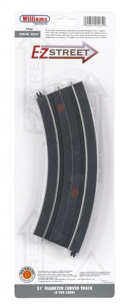 (image for) E-Z Street® 21" Diameter Curved Track (4/Card)