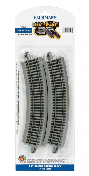 (image for) 15" Radius Curved (HO Scale Nickel Silver)