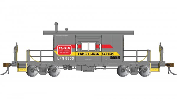 (image for) Bay Window Transfer Caboose - Louisville & Nashville® #6600 (Family Lines System)