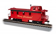 (image for) Off-Set Cupola Caboose - Merry Christmas!