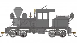 (image for) 14-Ton Two-Truck Stearns-Heisler - Painted Unlettered - Black