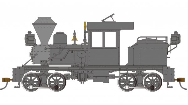 (image for) 14-Ton Two-Truck Stearns-Heisler - Painted Unlettered - Black