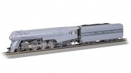 (image for) Dreyfuss Streamlined Hudson - New York Central #5445 (1938 livery w/Boxpok drivers) (DCC SOUND ON BOARD®)