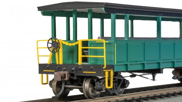 (image for) Open-Sided Excursion Car - Cass Scenic Railroad