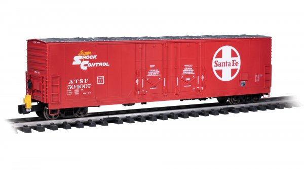 (image for) 53' Evans Boxcar - Santa Fe #504007 - with Flashing EOT