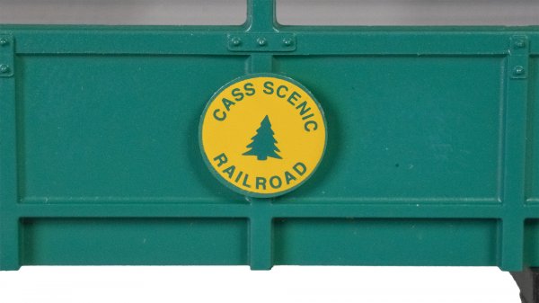 (image for) Open-Sided Excursion Car - Cass Scenic Railroad