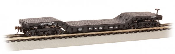 (image for) 52' Center-Depressed Flat Car - NYC #498991 (HO Scale)