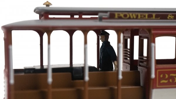 (image for) Cable Car with Grip Man - Red & Gray #25