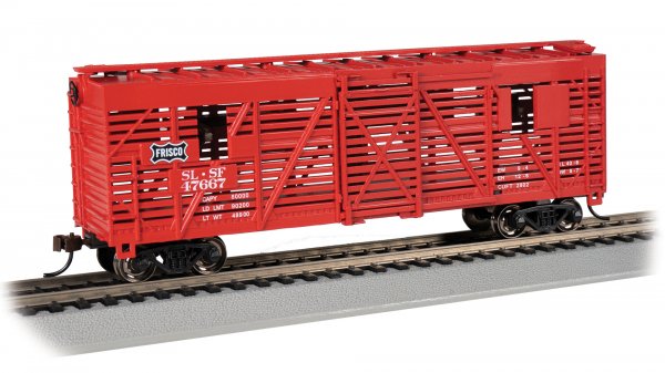 (image for) 40' Animated Stock Car - Frisco #47667 with Cattle