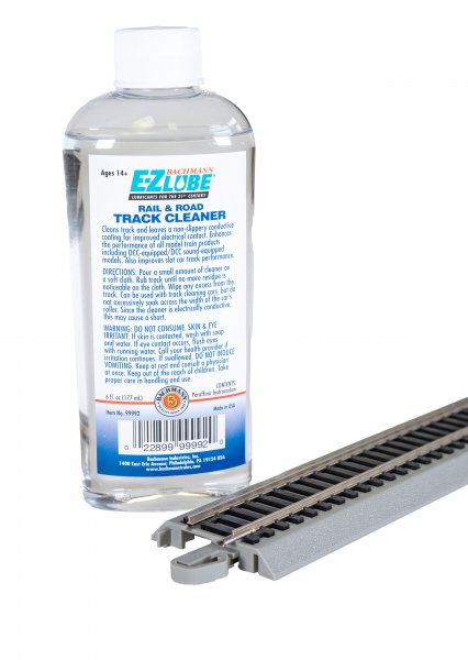 (image for) E-Z Lube® Rail & Road Track Cleaner - 6 oz.bottle