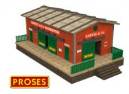 (image for) O Scale Warehouse with Motorized Doors