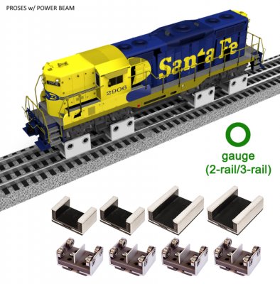 Rollers and Drive Wheel Cleaners (O Scale 3-Rail)