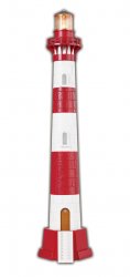 Lighthouse with Blinking LED Light (HO Scale)