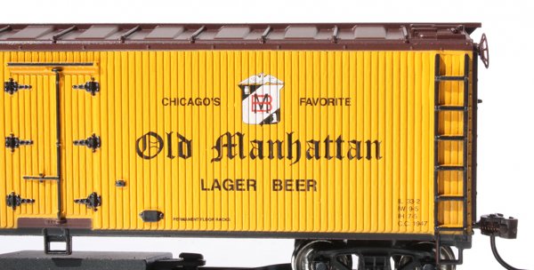 (image for) Track-Cleaning 40' Wood-Side Reefer - Manhattan Brewing Co.