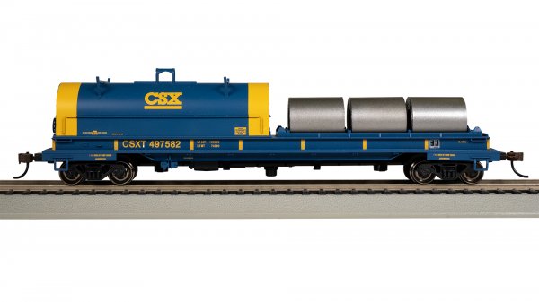 (image for) 55' Steel Coil Car - CSX® #497582 (with load)