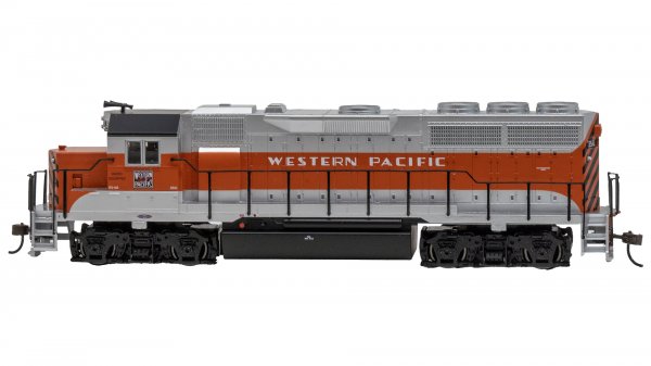 (image for) EMD GP40 - Western Pacific™ #3510 (Silver and Orange)