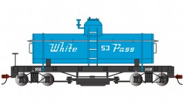 (image for) Track Cleaning Tank Car - White Pass & Yukon #53