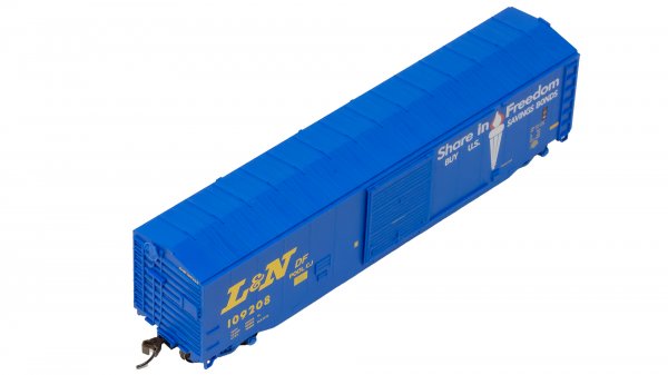 (image for) 50' Sliding Door Boxcar (US Saving Bonds) - Louisville & Nashville® #109208 (without roofwalk)