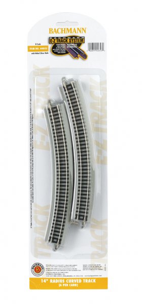 (image for) 14" Radius Curved Track - N Scale